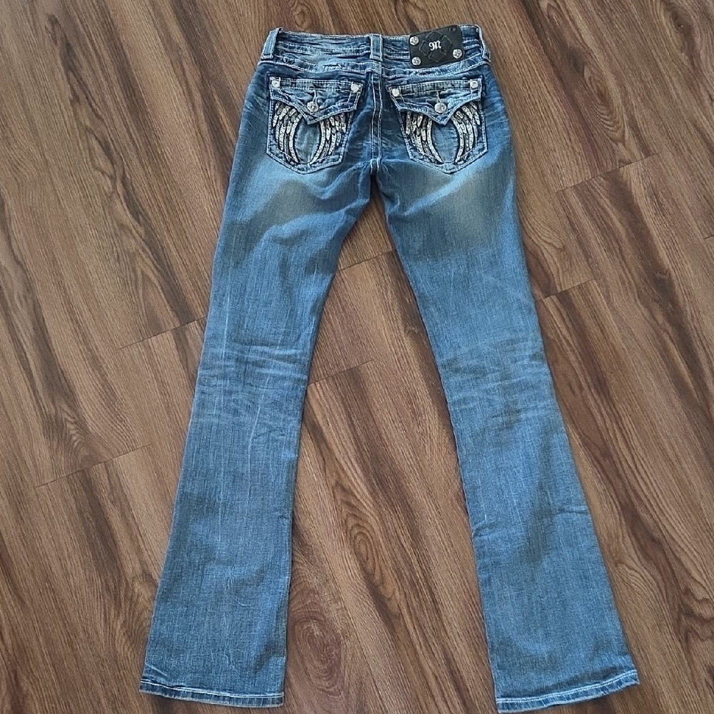 Miss Me Denim Boot Cut Jeans Size 26 - Picture 4 of 8